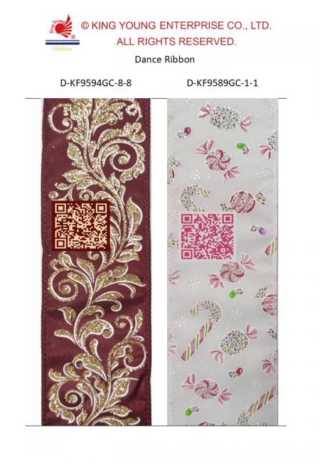 AI Dace Ribbon-Santa socks, Candy Christmas